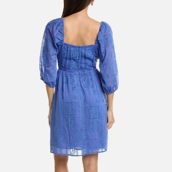 Johnny Was Ella Silk-Blend Geometric Eyelet Minidress
NWT - Picture 10 of 12